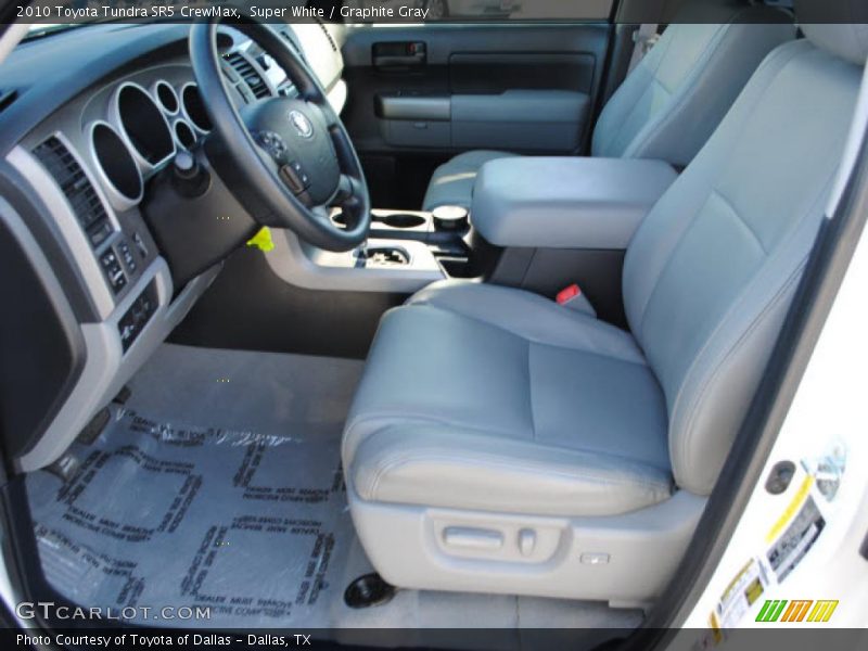 Super White / Graphite Gray 2010 Toyota Tundra SR5 CrewMax