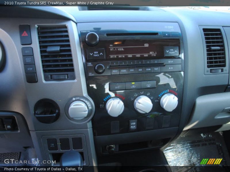 Super White / Graphite Gray 2010 Toyota Tundra SR5 CrewMax
