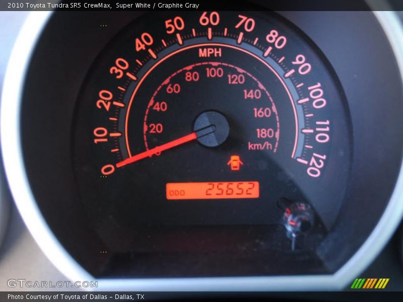 Super White / Graphite Gray 2010 Toyota Tundra SR5 CrewMax