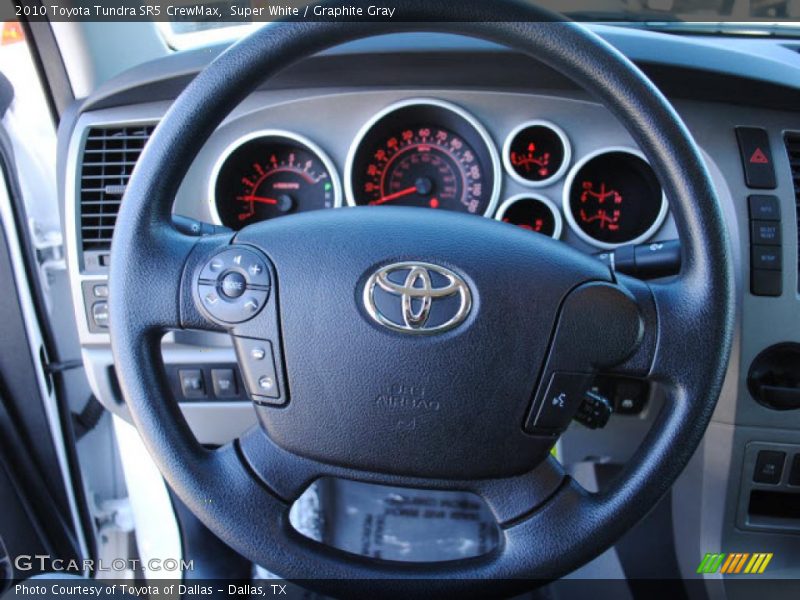 Super White / Graphite Gray 2010 Toyota Tundra SR5 CrewMax