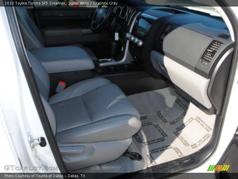 Super White / Graphite Gray 2010 Toyota Tundra SR5 CrewMax