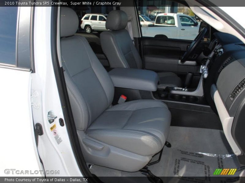 Super White / Graphite Gray 2010 Toyota Tundra SR5 CrewMax