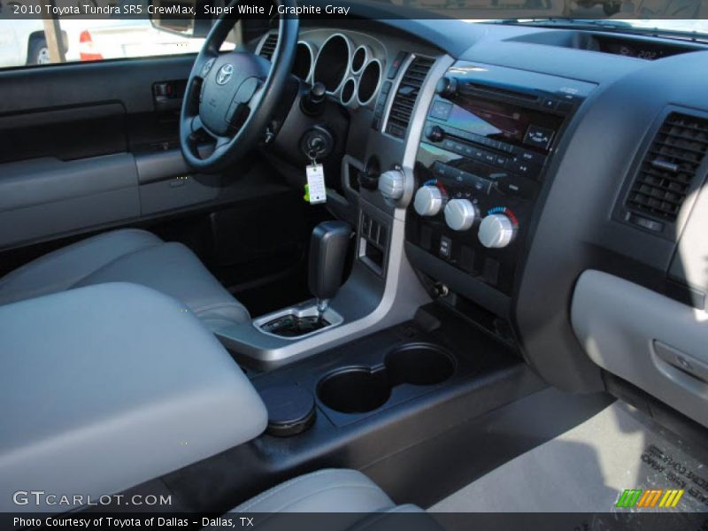 Super White / Graphite Gray 2010 Toyota Tundra SR5 CrewMax