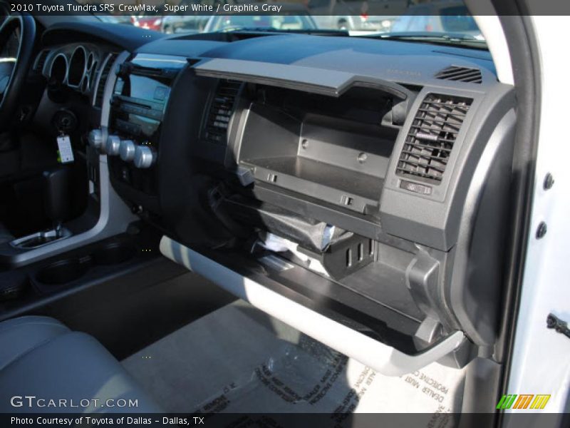 Super White / Graphite Gray 2010 Toyota Tundra SR5 CrewMax