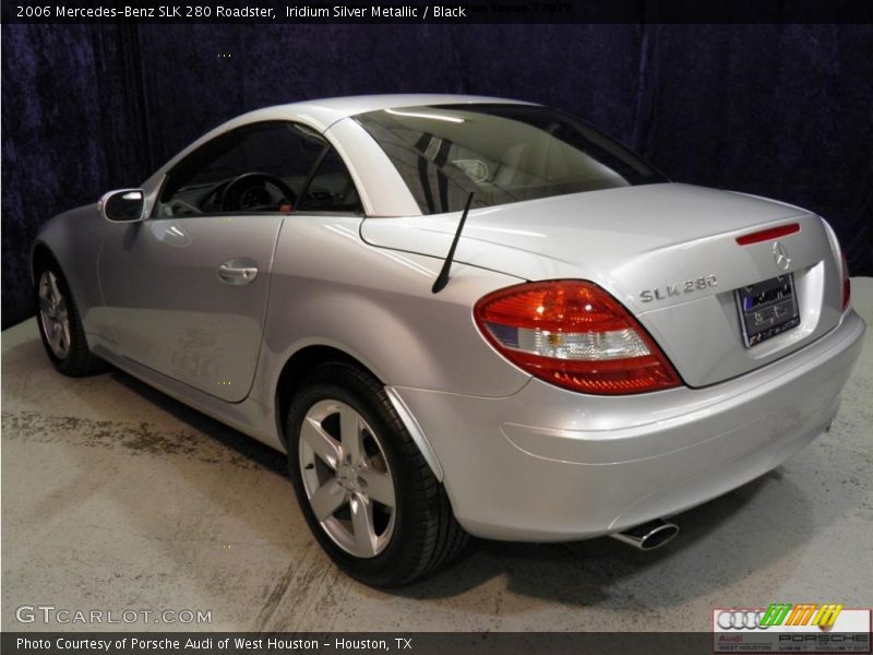 Iridium Silver Metallic / Black 2006 Mercedes-Benz SLK 280 Roadster