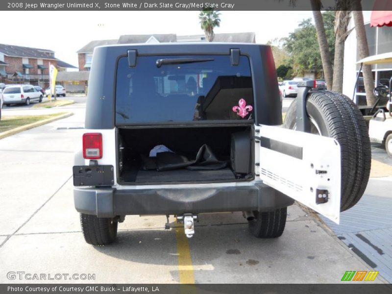 Stone White / Dark Slate Gray/Med Slate Gray 2008 Jeep Wrangler Unlimited X