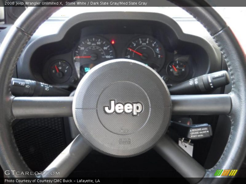  2008 Wrangler Unlimited X Steering Wheel