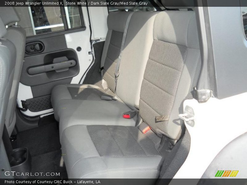 Stone White / Dark Slate Gray/Med Slate Gray 2008 Jeep Wrangler Unlimited X