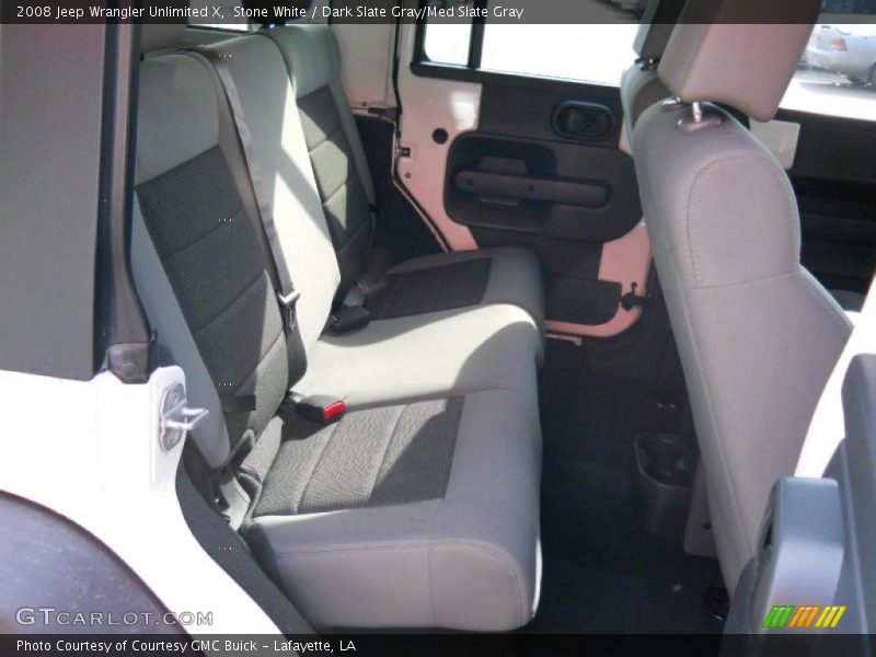 Stone White / Dark Slate Gray/Med Slate Gray 2008 Jeep Wrangler Unlimited X