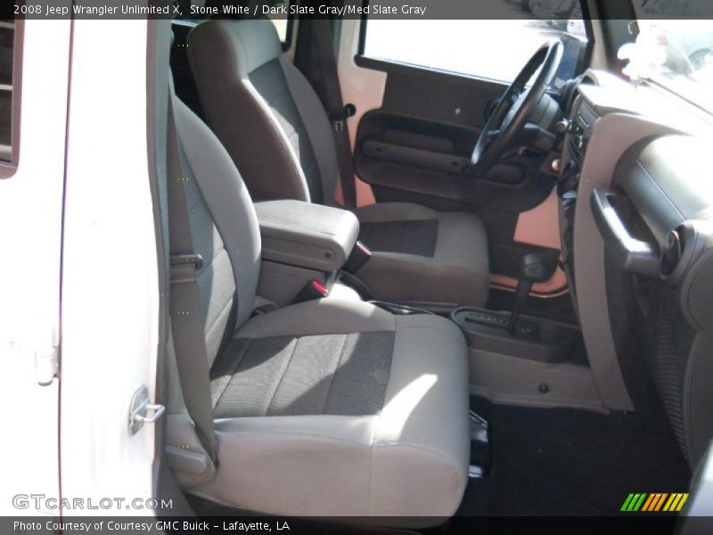 Stone White / Dark Slate Gray/Med Slate Gray 2008 Jeep Wrangler Unlimited X