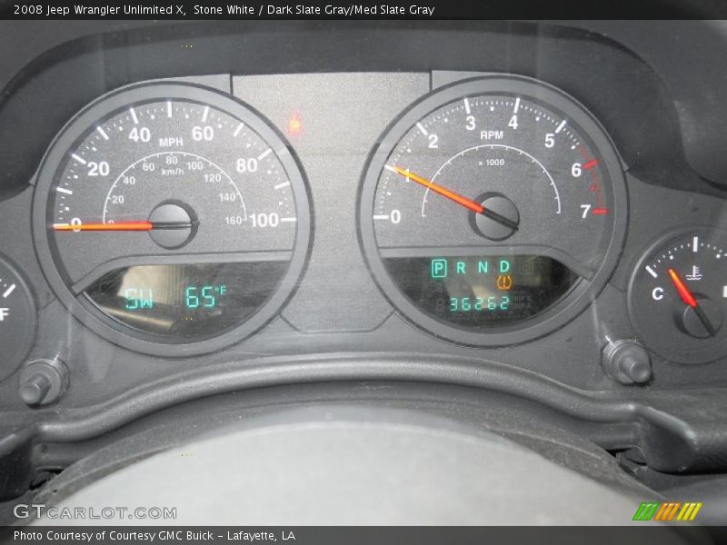 Stone White / Dark Slate Gray/Med Slate Gray 2008 Jeep Wrangler Unlimited X