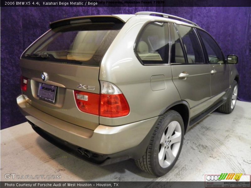 Kalahari Beige Metallic / Beige 2006 BMW X5 4.4i