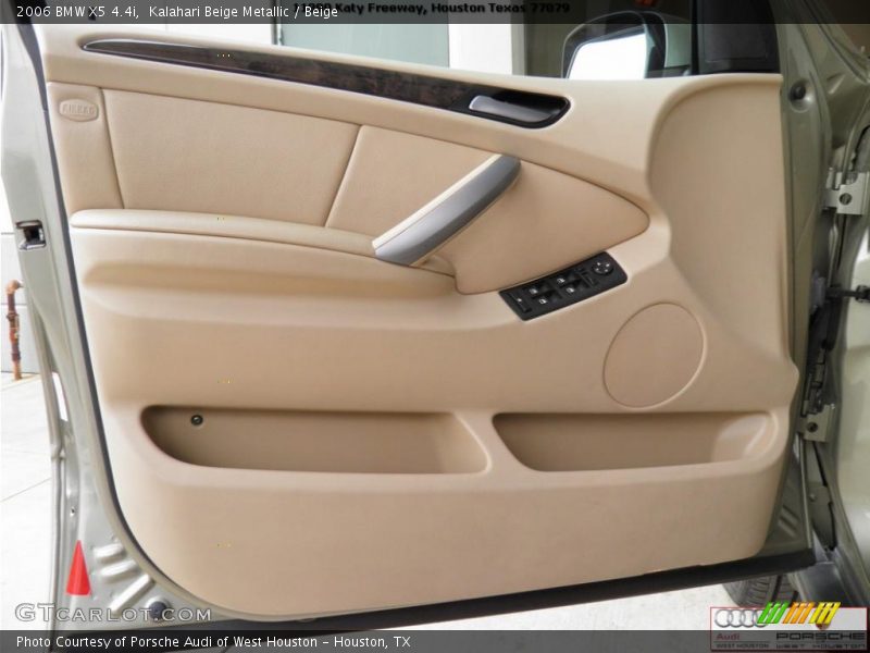 Kalahari Beige Metallic / Beige 2006 BMW X5 4.4i