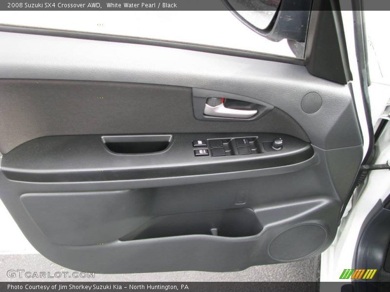 White Water Pearl / Black 2008 Suzuki SX4 Crossover AWD