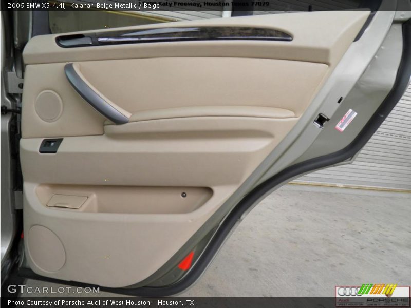 Kalahari Beige Metallic / Beige 2006 BMW X5 4.4i
