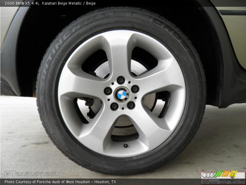 Kalahari Beige Metallic / Beige 2006 BMW X5 4.4i
