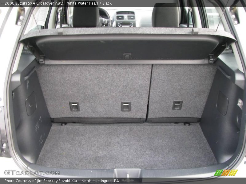 White Water Pearl / Black 2008 Suzuki SX4 Crossover AWD