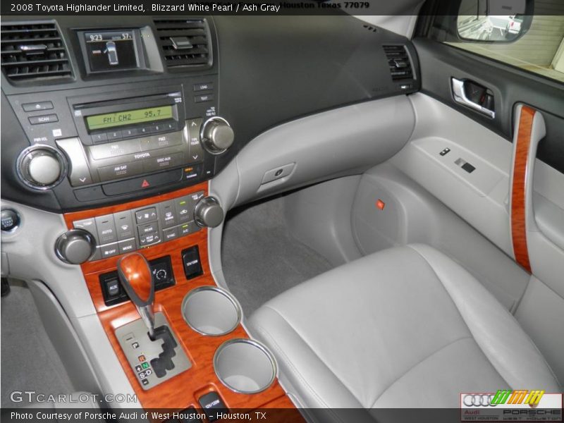 Blizzard White Pearl / Ash Gray 2008 Toyota Highlander Limited