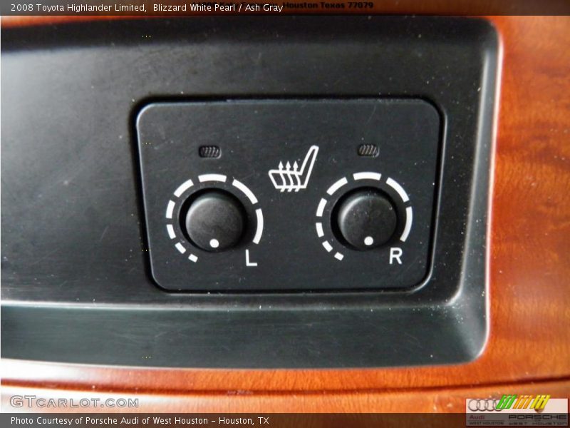 Blizzard White Pearl / Ash Gray 2008 Toyota Highlander Limited