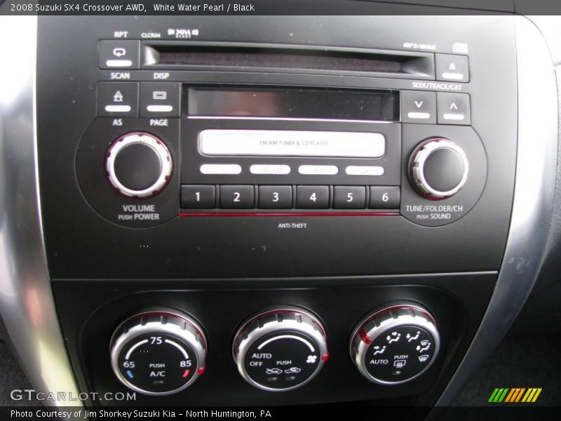 White Water Pearl / Black 2008 Suzuki SX4 Crossover AWD