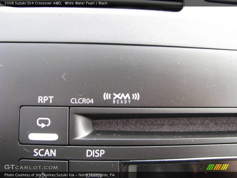 White Water Pearl / Black 2008 Suzuki SX4 Crossover AWD