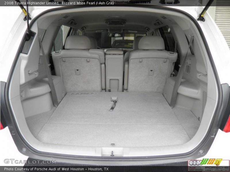 Blizzard White Pearl / Ash Gray 2008 Toyota Highlander Limited
