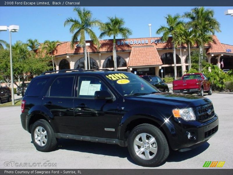 Black / Charcoal 2008 Ford Escape Limited