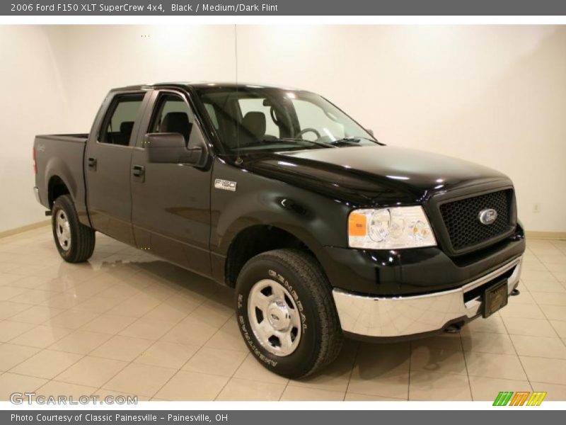 Black / Medium/Dark Flint 2006 Ford F150 XLT SuperCrew 4x4