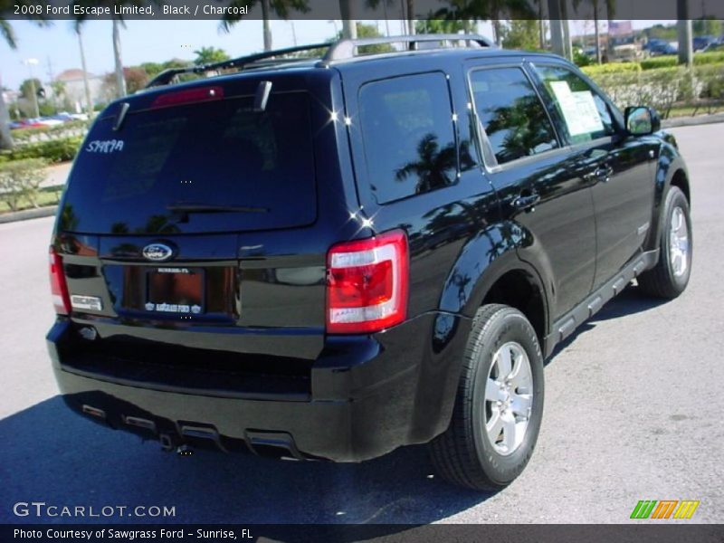 Black / Charcoal 2008 Ford Escape Limited