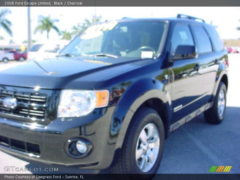 Black / Charcoal 2008 Ford Escape Limited