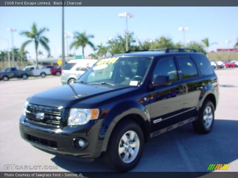 Black / Charcoal 2008 Ford Escape Limited