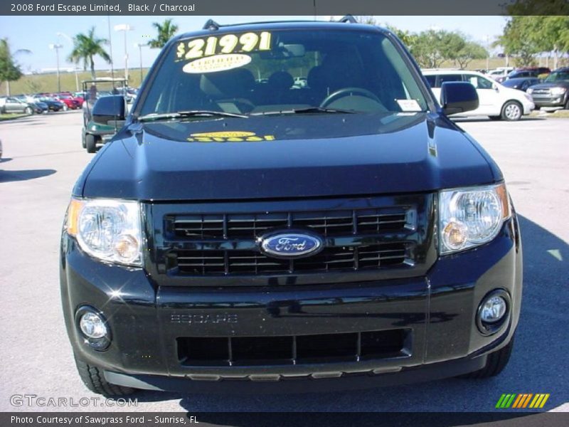 Black / Charcoal 2008 Ford Escape Limited
