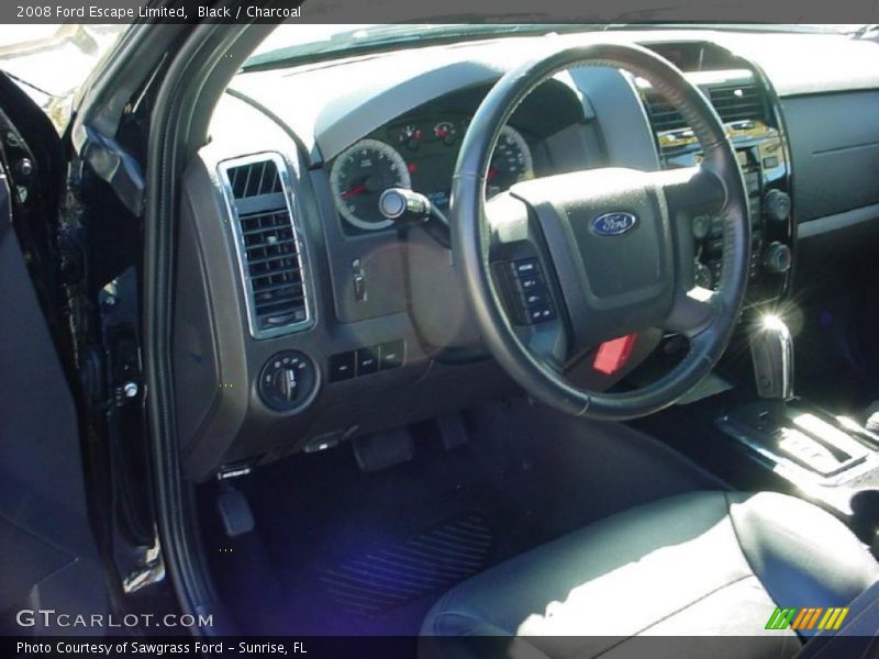 Black / Charcoal 2008 Ford Escape Limited