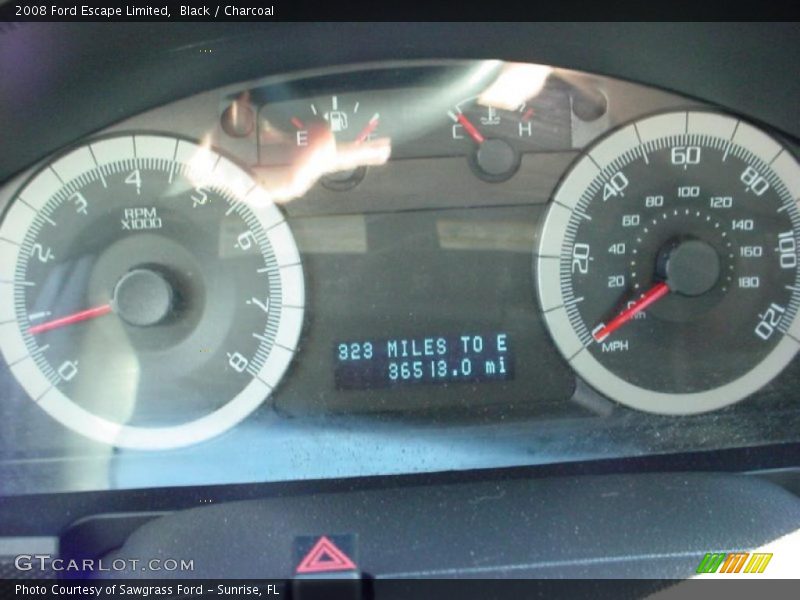 Black / Charcoal 2008 Ford Escape Limited