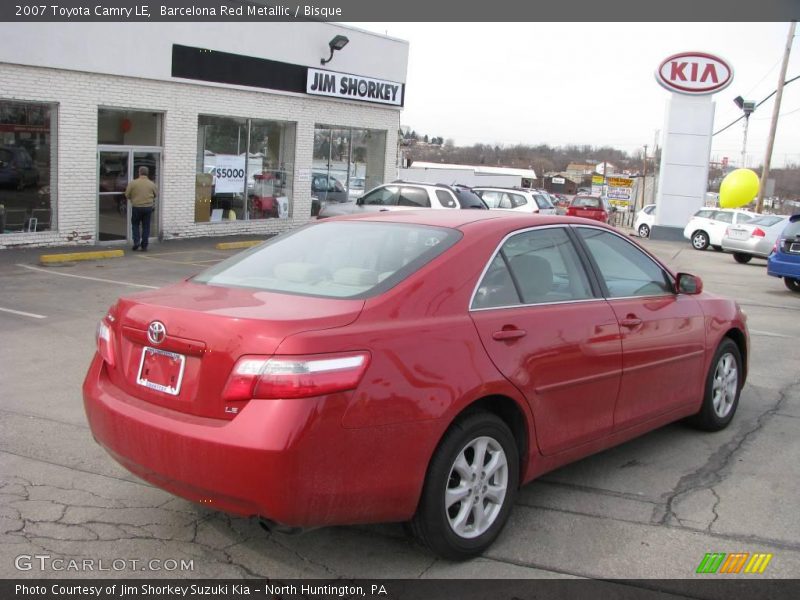 Barcelona Red Metallic / Bisque 2007 Toyota Camry LE