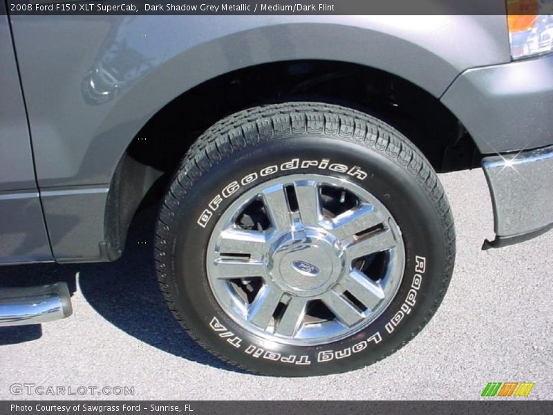 Dark Shadow Grey Metallic / Medium/Dark Flint 2008 Ford F150 XLT SuperCab