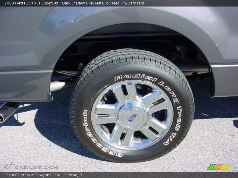 Dark Shadow Grey Metallic / Medium/Dark Flint 2008 Ford F150 XLT SuperCab