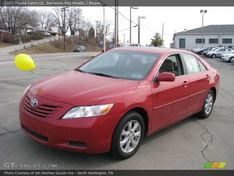 Barcelona Red Metallic / Bisque 2007 Toyota Camry LE