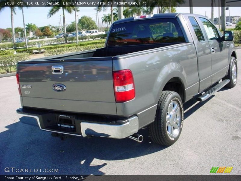 Dark Shadow Grey Metallic / Medium/Dark Flint 2008 Ford F150 XLT SuperCab