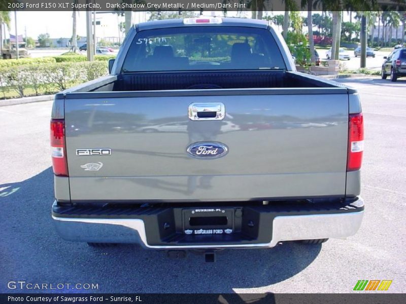 Dark Shadow Grey Metallic / Medium/Dark Flint 2008 Ford F150 XLT SuperCab