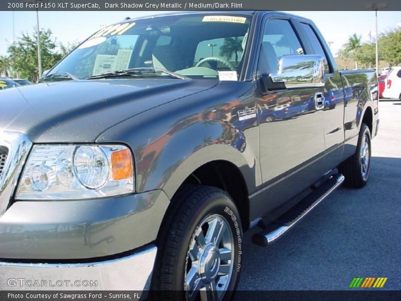 Dark Shadow Grey Metallic / Medium/Dark Flint 2008 Ford F150 XLT SuperCab