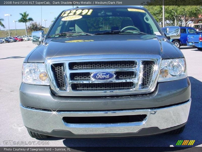 Dark Shadow Grey Metallic / Medium/Dark Flint 2008 Ford F150 XLT SuperCab