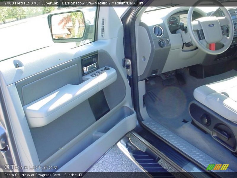 Dark Shadow Grey Metallic / Medium/Dark Flint 2008 Ford F150 XLT SuperCab