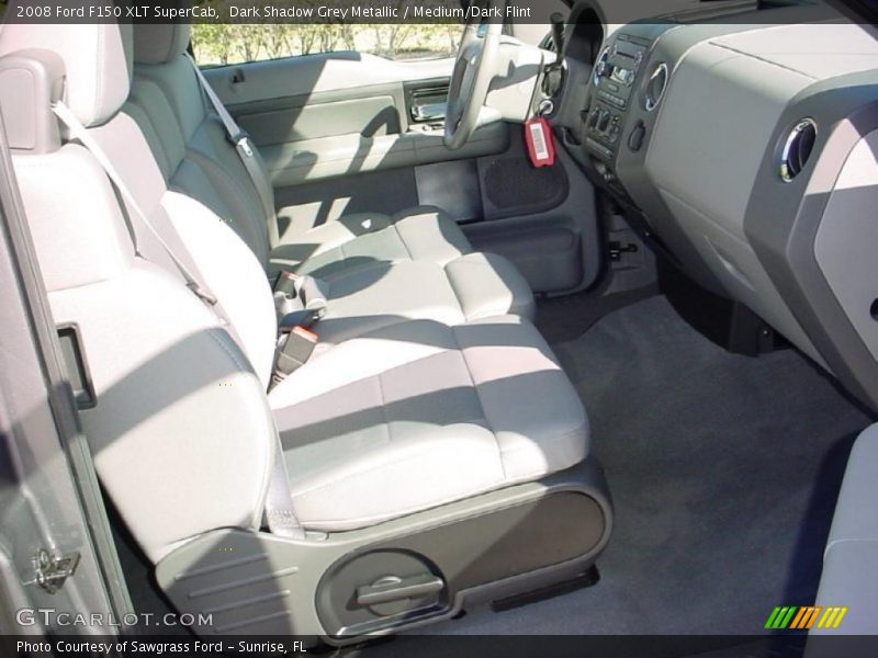 Dark Shadow Grey Metallic / Medium/Dark Flint 2008 Ford F150 XLT SuperCab