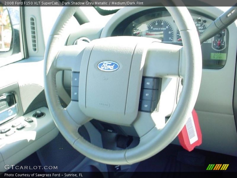 Dark Shadow Grey Metallic / Medium/Dark Flint 2008 Ford F150 XLT SuperCab