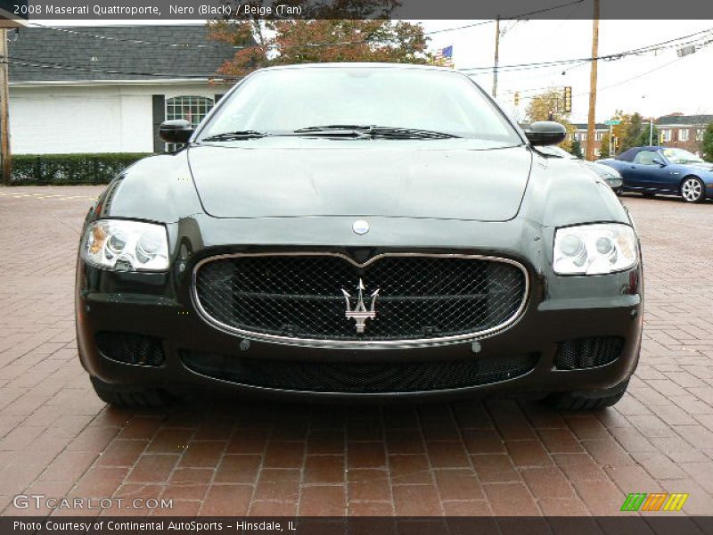 Nero (Black) / Beige (Tan) 2008 Maserati Quattroporte