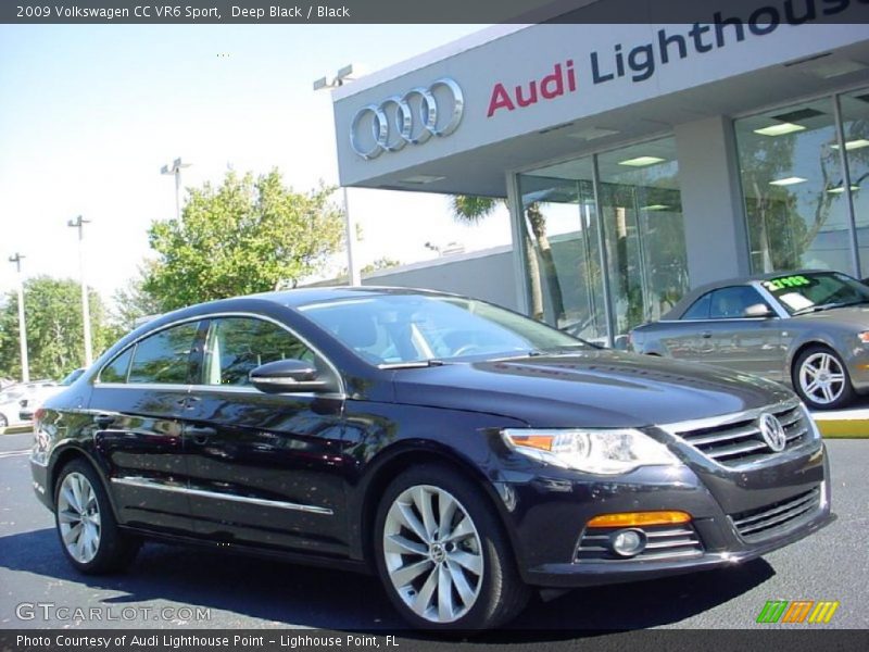 Deep Black / Black 2009 Volkswagen CC VR6 Sport