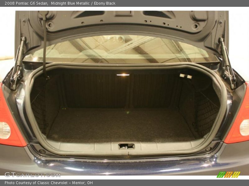Midnight Blue Metallic / Ebony Black 2008 Pontiac G6 Sedan