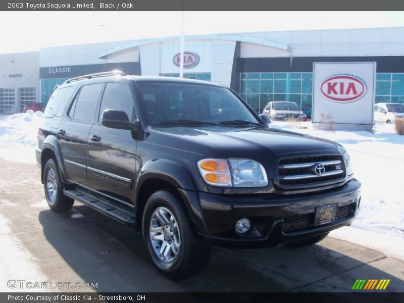 Black / Oak 2003 Toyota Sequoia Limited