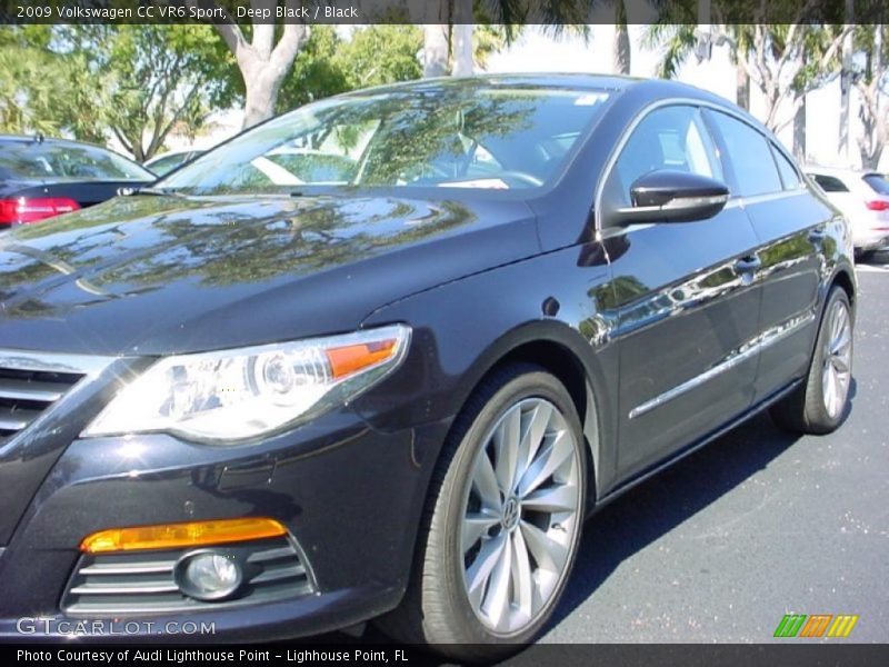 Deep Black / Black 2009 Volkswagen CC VR6 Sport